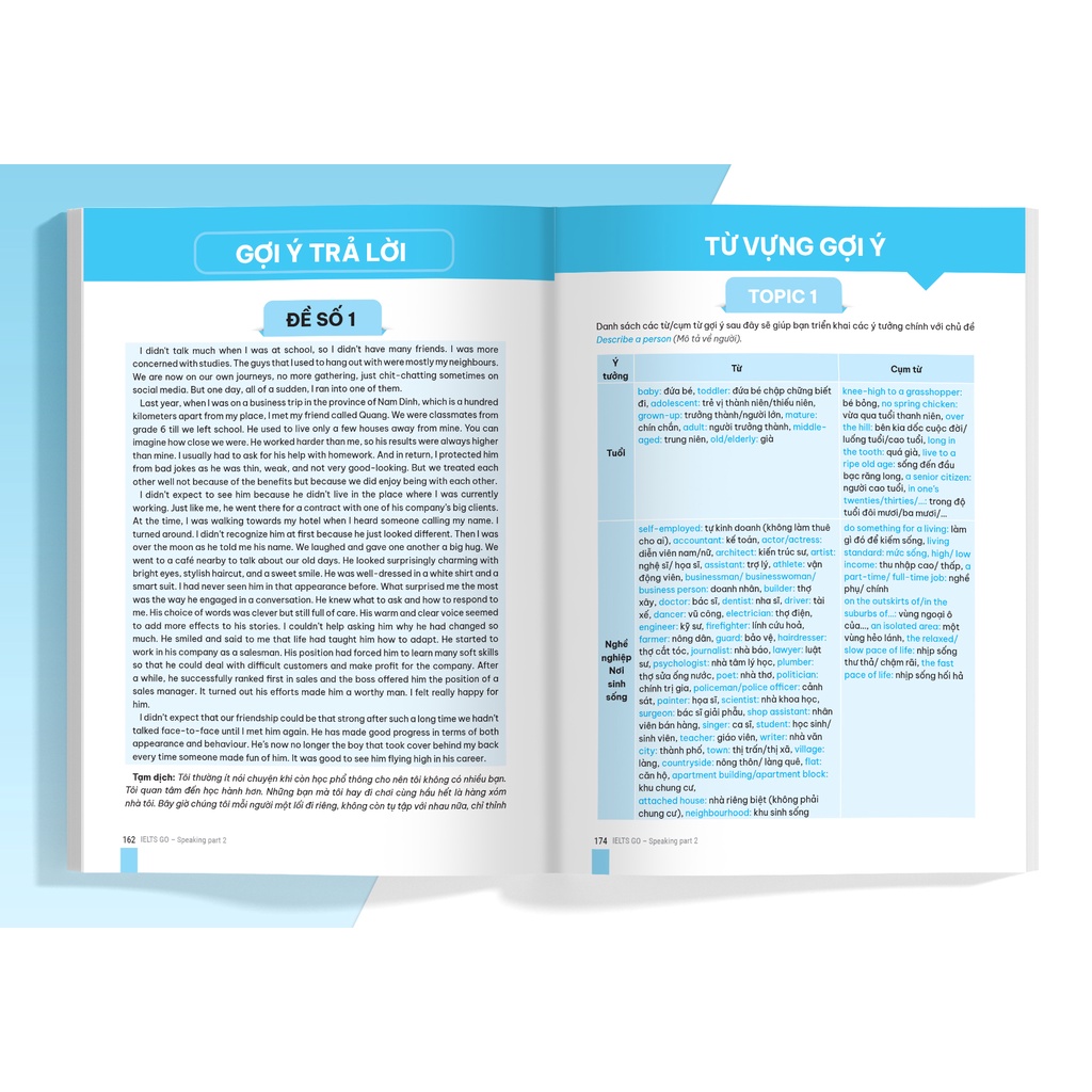 Sách Combo IELTS GO Writing Task 2 & Speaking Part 2