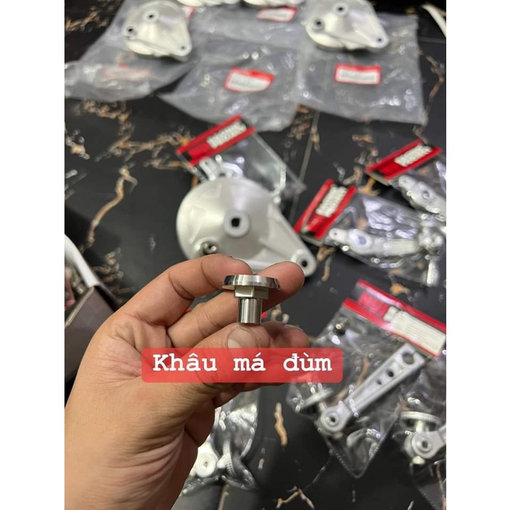 ỐC KHÂU MÁ ĐÙM THẮNG ĐÙM XE MÁY FULL INOX GẮN CÁC DÒNG XE HONDA YAMAHA