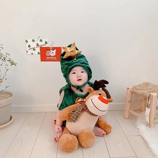 [Sẵn ảnh thật] Body chip hình cây thông Giáng Sinh Noel Dành Cho Bé
