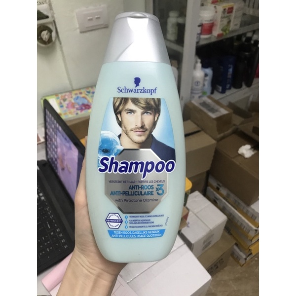 Dầu gội cho nam giới Schauma For Men giảm gàu -thoáng mát 400ml Hàng Đức