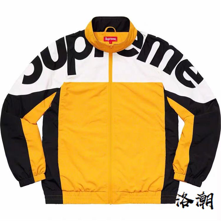 SUPR Shoulder Logo TrackJacket Kirin arm stitching school uniform jacket