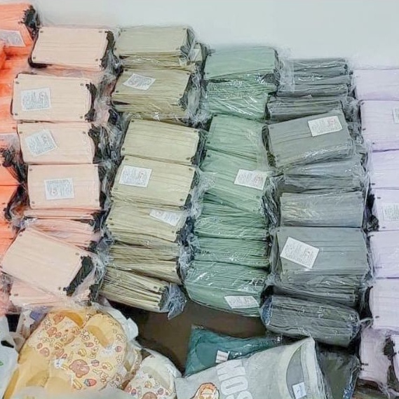 KHẨU TRANG THÁI LAN -MIX 5 MÀU -50 CÁI