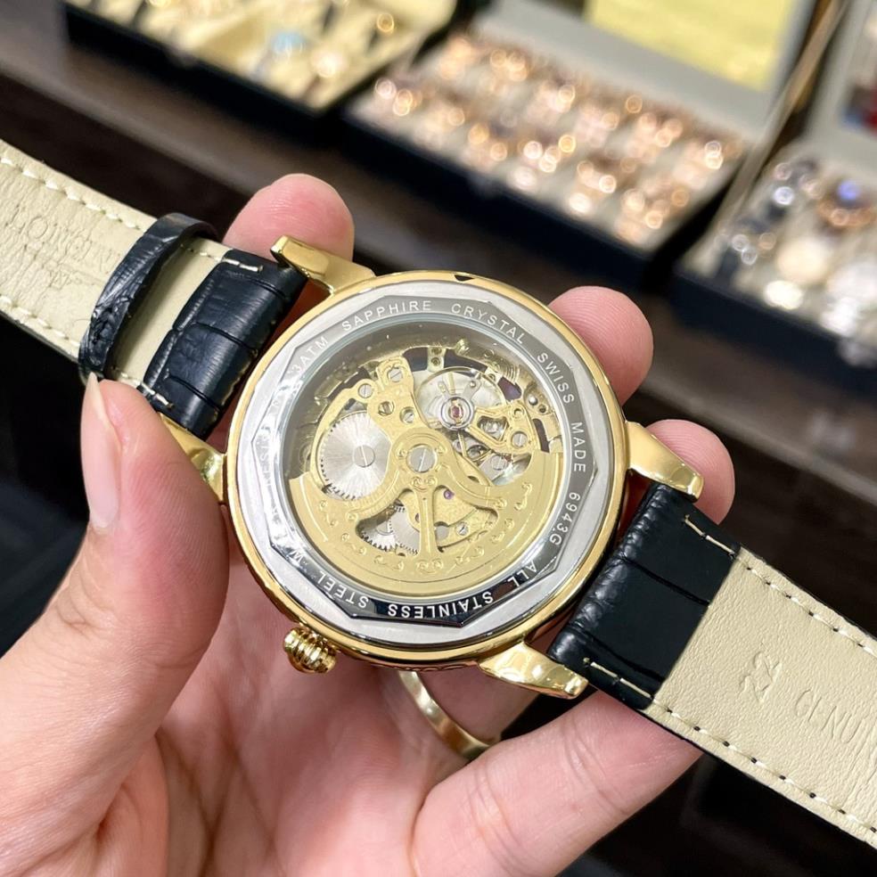 Đồng Hồ Nam L0ngines.Sapphire LA885 42mm Mặt bản đồ Máy Cơ Automatic Nhật