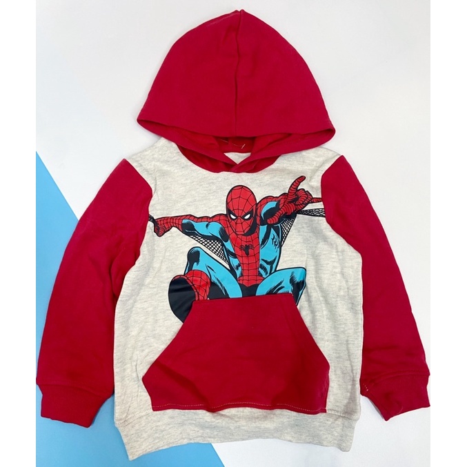 Áo nỉ hoodie spiderman bé trai Thu đông