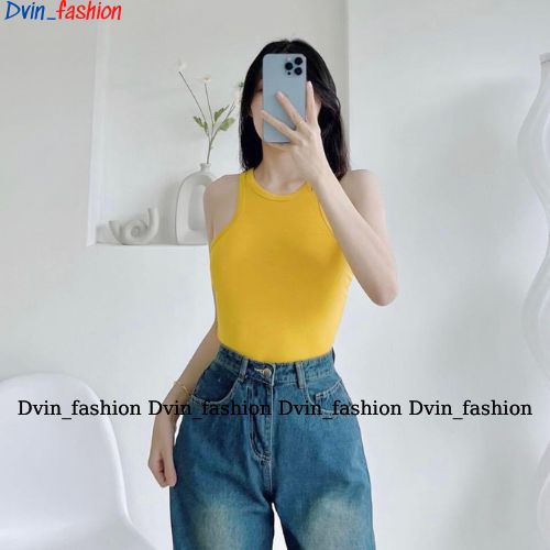 Áo thun nữ ba lỗ , áo thun sát nách nữ có size đâị đên 75kg chất cotton mêm mịn Dvin_fashion