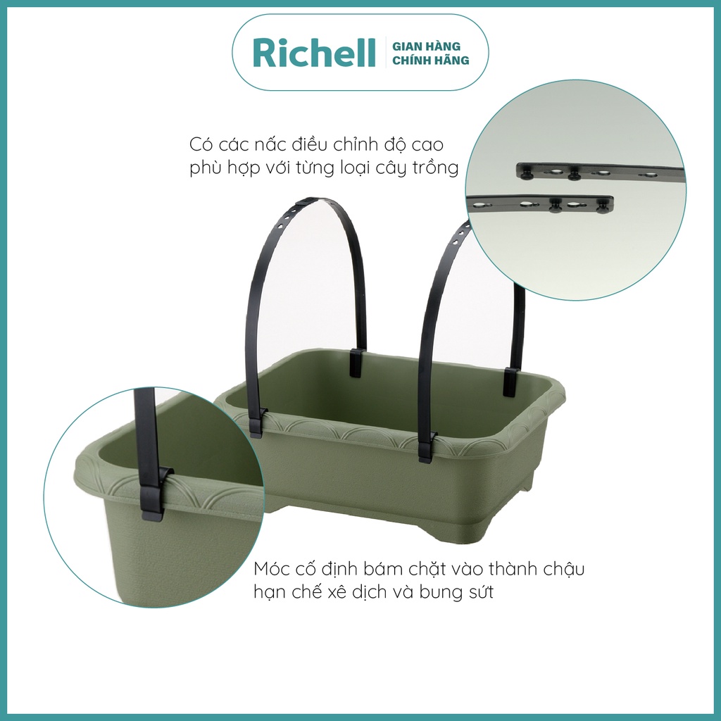 Lưới chắn chống cốn trùng bảo vệ rau củ Richell Nhật Bản | Garden