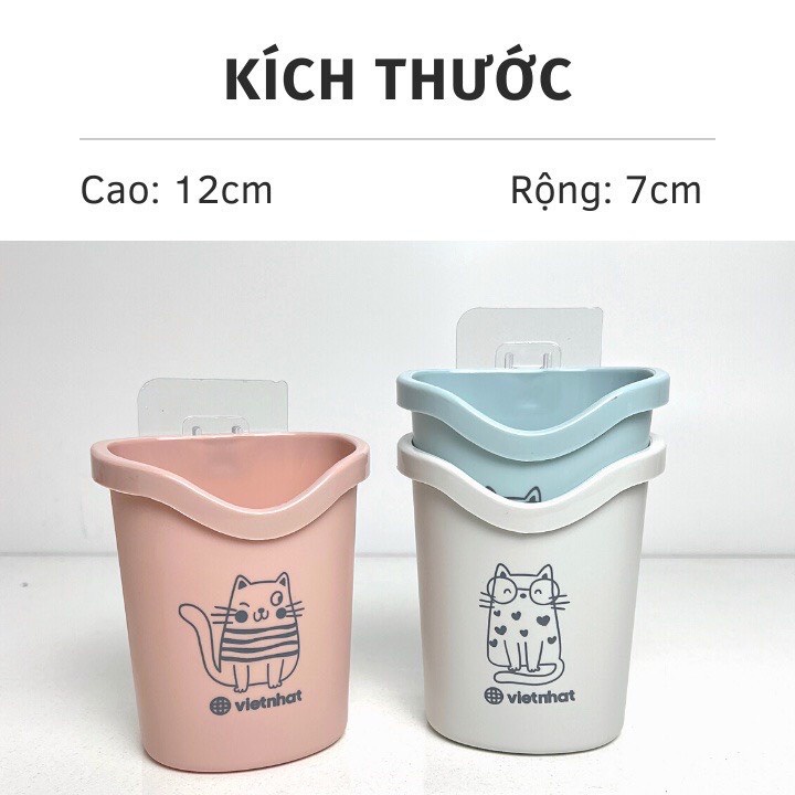 Cốc đựng bàn chải đánh răng Việt Nhật có lỗ thoát nước