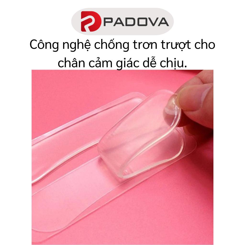 2 Miếng Lót Giày Silicone Chống Trầy Gót Chân Và Chống Tuột PADOVA 3339