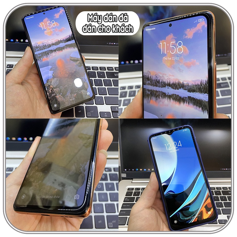 Kính cường lực Super D cho Black Shark 5 - 5 Pro, Full viền Đen