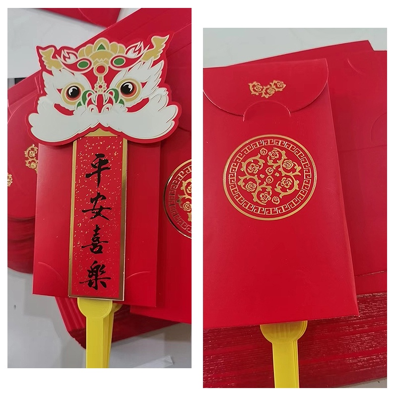 Bao Lì Xì Năm Mới Màu Đỏ Phong Cách Trung Hoa Sáng Tạo
