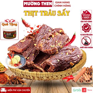Thịt trâu gác bếp mường then thịt trâu sấy chuẩn vị tây bắc kèm chẩm chéo