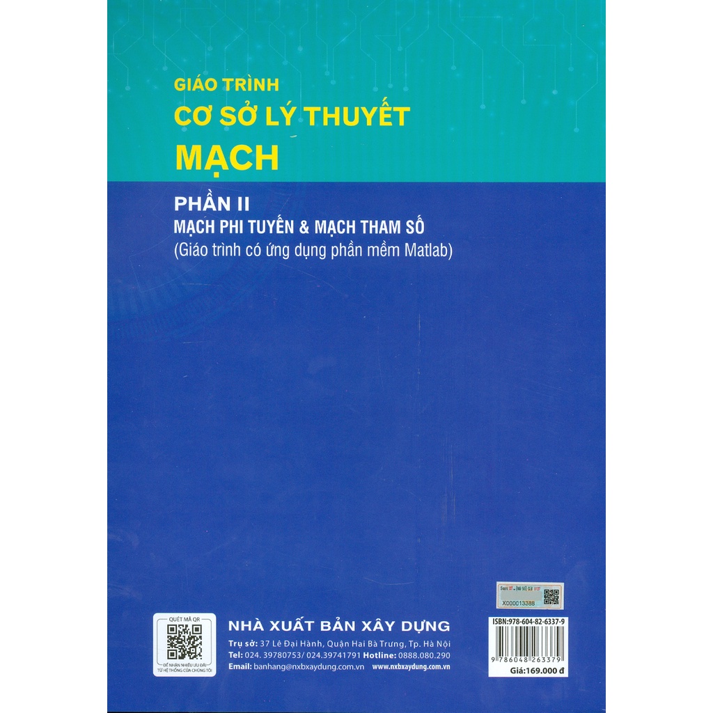 Sách - Giáo Trình Cơ Sở Lý Thuyết Mạch - Phần II: Mạch Phi Tuyến Và Mạch Tham Số