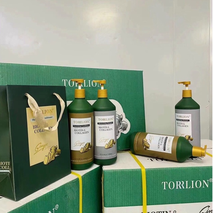Gội Xả Torrlion 1000ml chiết xuất gừng biotin & collagen