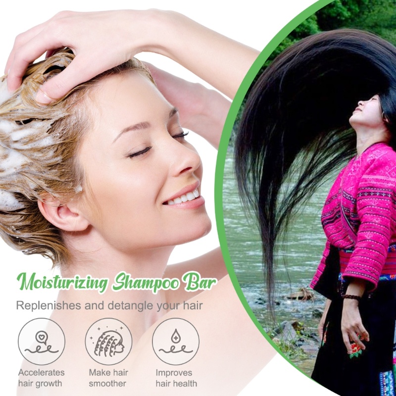 Xà Phòng Dầu Gội Đầu Thành Phần Gạo Tự Nhiên Kích Thích Mọc Tóc