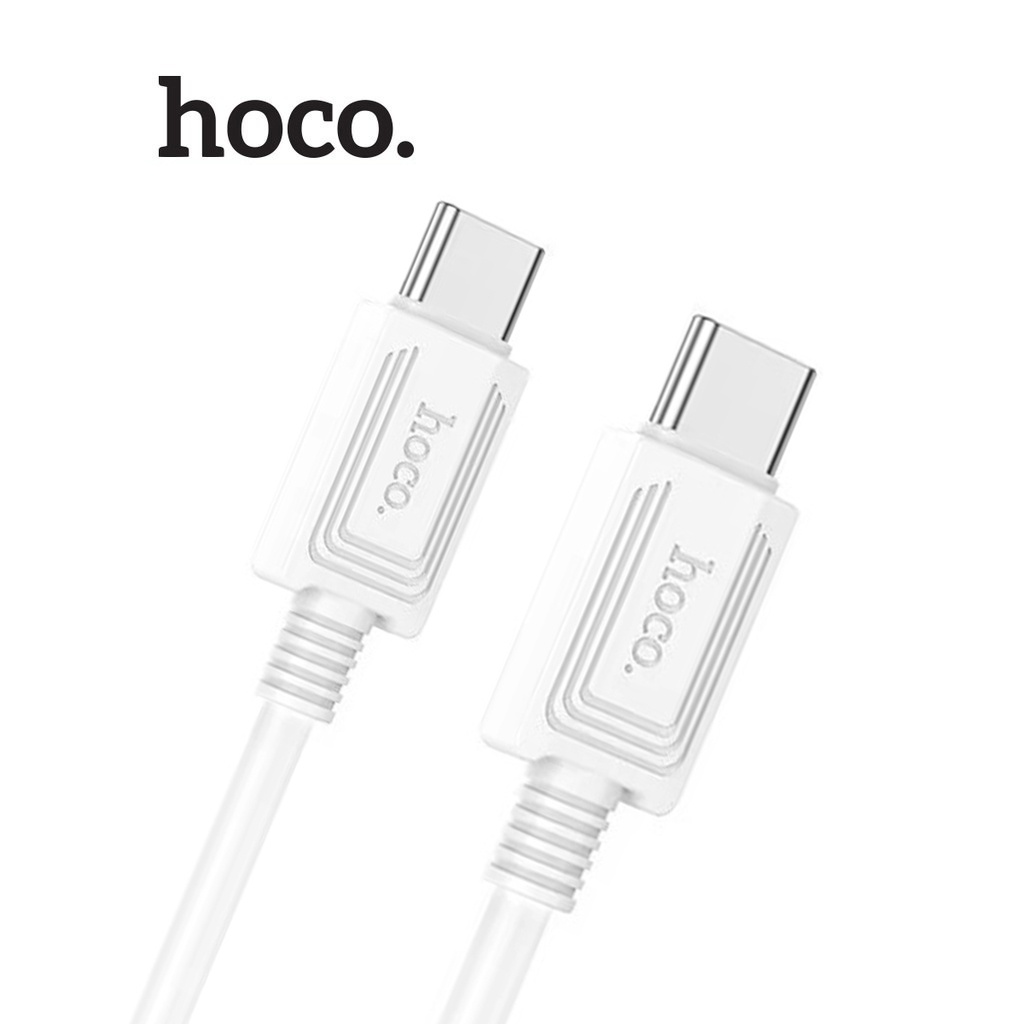 Cáp sạc truyền dữ liệu 60W Hoco X73 Type-C to Type-C dây TPE chống rối dài 1M ( Trắng )