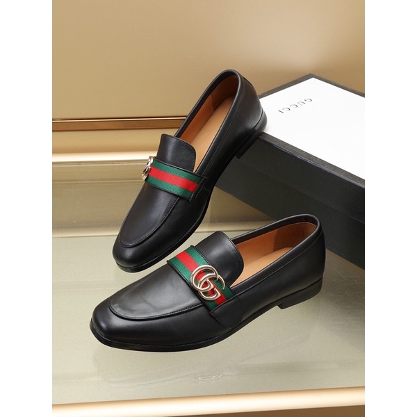 Giày tây lười nam da bò cao cấp Gucci GC 2022 giày tây công sở