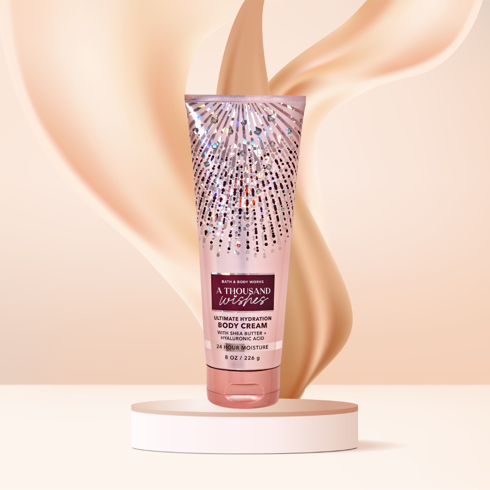 Kem Dưỡng Da Bath & Body Works A Thousand Wishes Giúp Da Mịn Màng 226ml