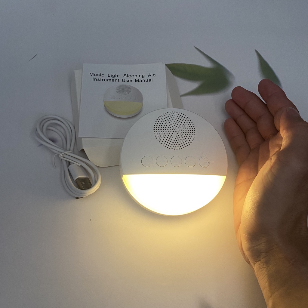 Máy Tạo Tiếng  Ồn Trắng 9 - 20 Âm Tròn_Máy white noise tạo tiếng ru giúp bé ngủ ngon