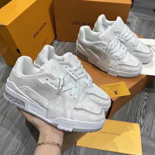 GIÀY L’V WHITE GRAY LAI AU SC [ Full Box + Free Ship ]