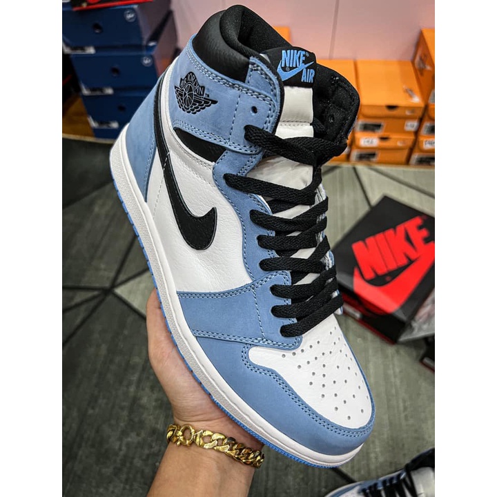 Giày Jordan cổ cao, Air Jordan 1 High OG University Blue 555088-134
