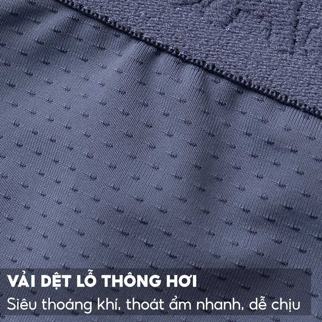 Combo 3 Quần Lót Nam Boxer 5S, Chất Liệu Cao Cấp,Thiết Kế Thông Hơi Thoáng Khí Đặc Biệt, Kháng Khuẩn,Thấm Hút (BOX22002)