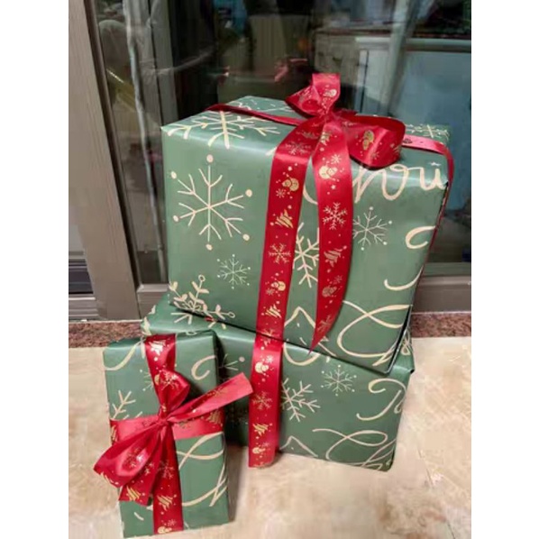 Ruy băng noel rộng 2,5cm