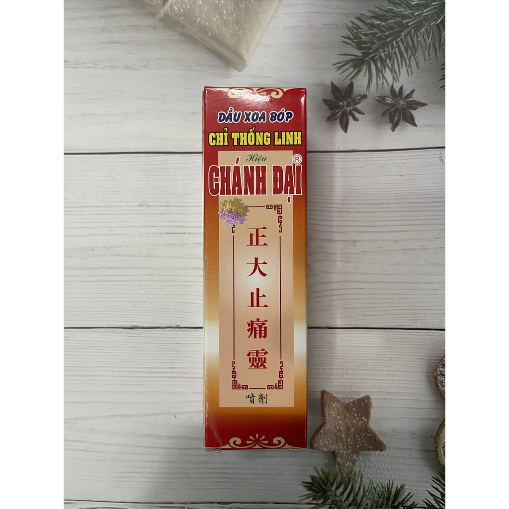Dầu Xịt Xoa Bóp Chỉ thống linh Chánh Đại 100ml - Chai lớn
