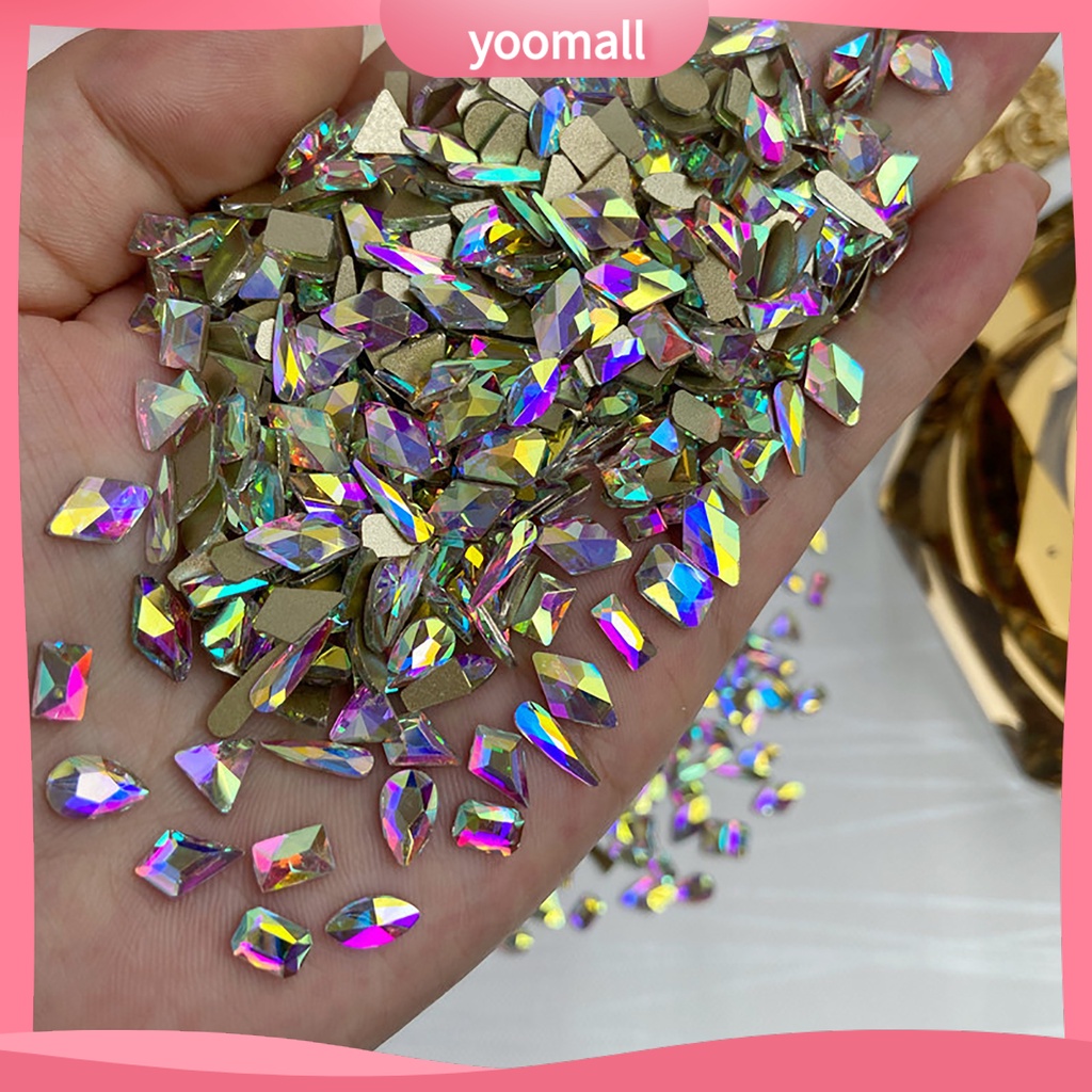 Túi 50 Hạt Đá 3D Lấp Lánh Đính Móng Nghệ Thuật