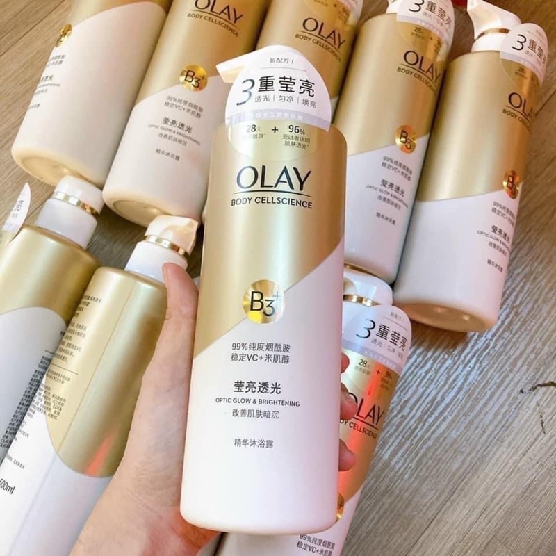 Sữa Tắm Olay B3+ Vitamin C Giúp Làm Sạch Trắng Sáng Da 500ml