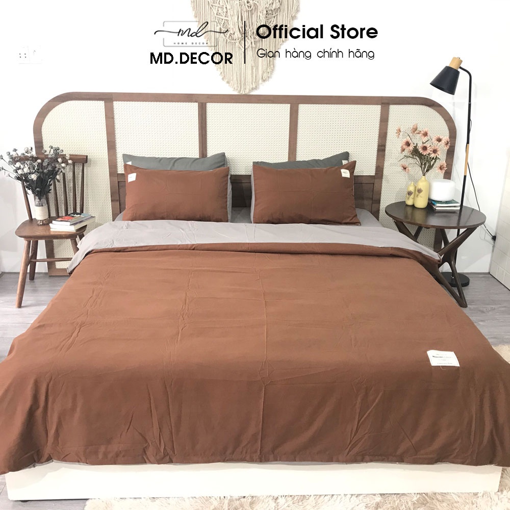 Bộ chăn ga gối Cotton Tici MD.Decor Bedding Drap Giường Đủ Kích Thước Trải Nệm 1m6, 1m8, 2m2 Không Kèm Ruột