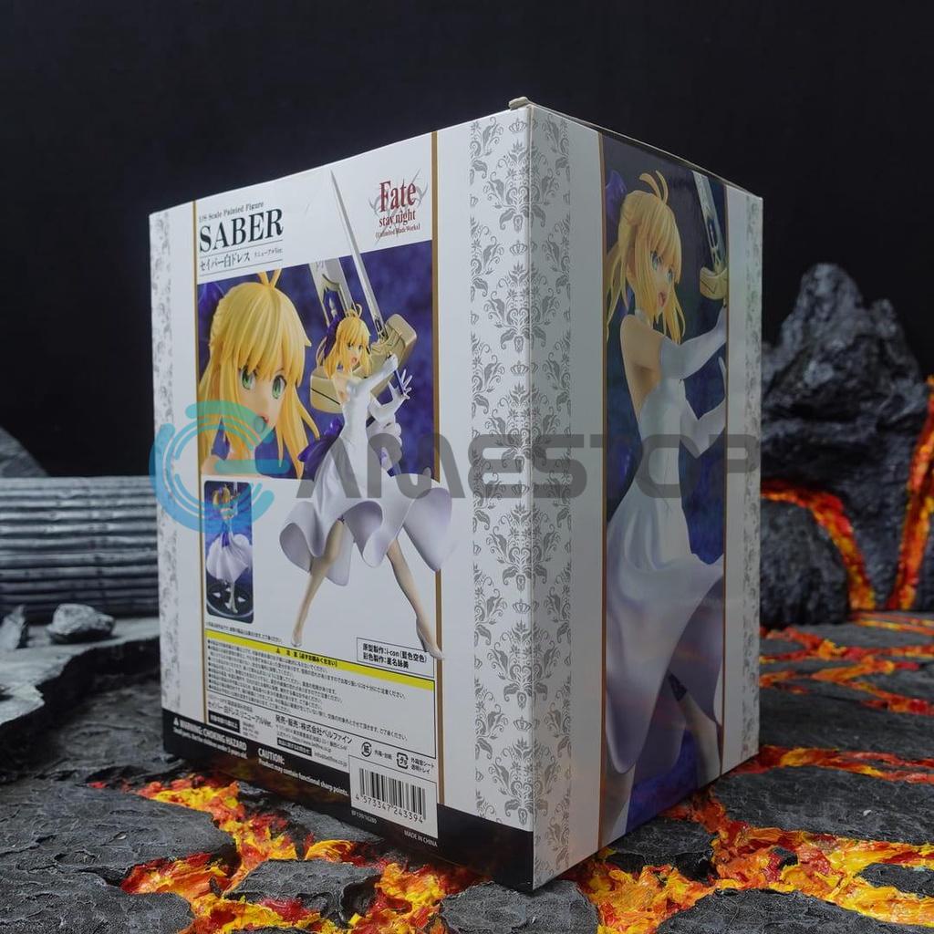 Bellfine Mô hình nhân vật Saber Altria Pendragon shiro dress ver dòng Fate Stay Night 1/8 scale figure 20cm FATEBF01