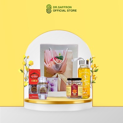 Set quà trung thu gồm đông trùng hạ thảo và nhụy hoa nghệ tây món quà sức khỏe tặng bạn bè, người thân