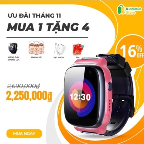 Đồng hồ định vị trẻ em 360E1 Kids Watch - Hàng Chính Hãng