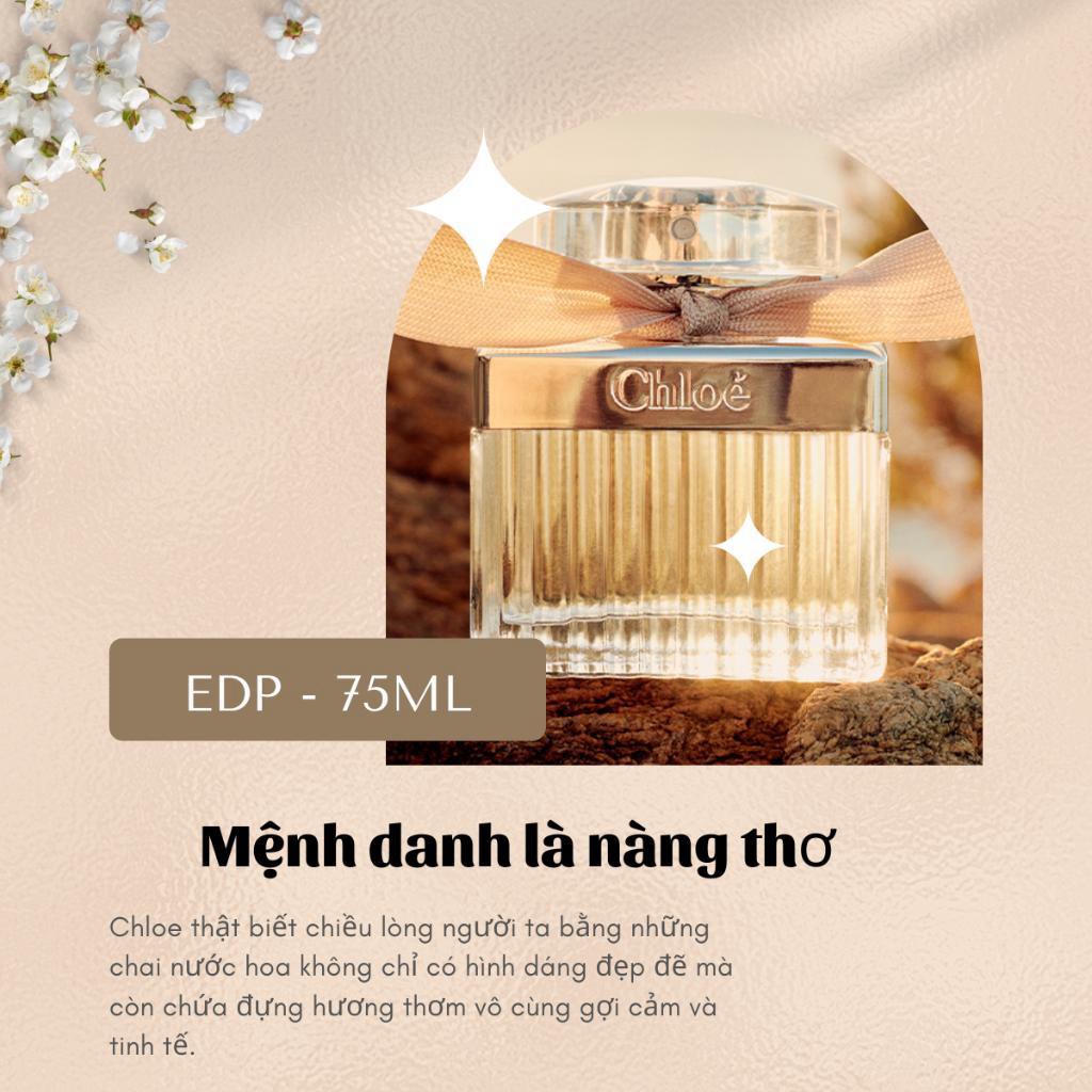 Nước Hoa Nữ Chloe Absolu Nomade De Parfum 75ml - Dầu thơm nữ lâu hương lâu sang trọng  và đầy tinh tế