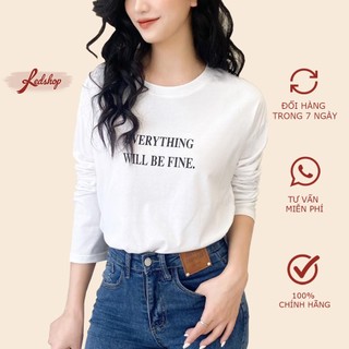 Áo thun nữ dài tay thu đông Phong cách Hàn Quốc Red Shop 28112