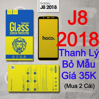 Kính cường lực galaxy j8 2018 hiệu hoco.tw full keo full mh
