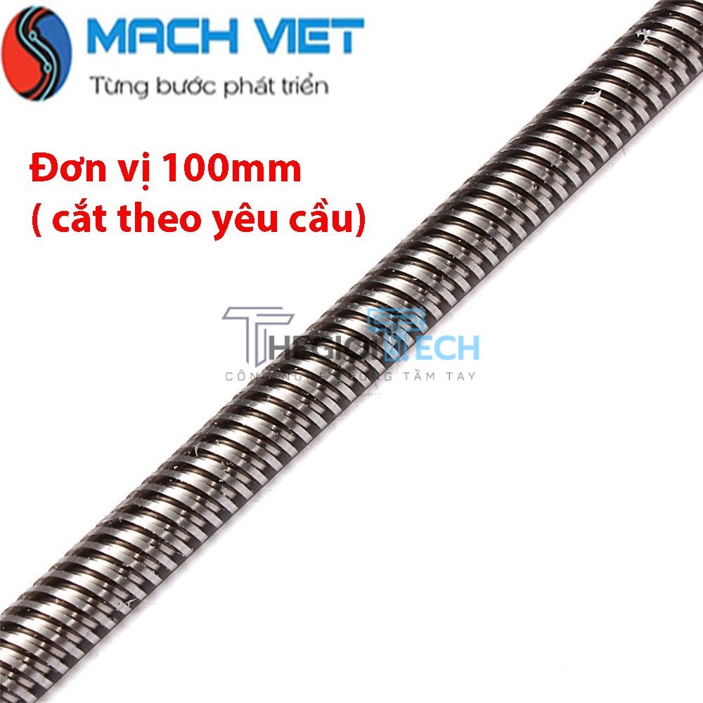 Vitme bi Trung quốc sản xuất theo chuẩn TBI  (giá bán theo 100mm, không gồm đai ốc và chưa tiện đầu) - SFU3210