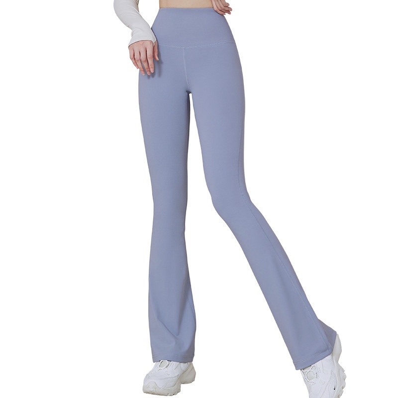 Fit.her Quần Ống Loe Tập Yoga Lưng Cao Ôm Hông Thoáng Khí Nhanh Khô Thanh Lịch Cho Nữ