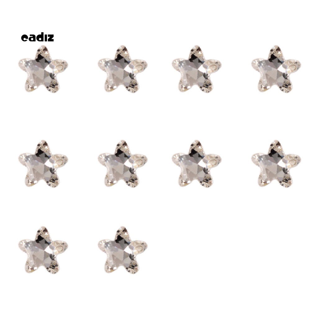 Set 10 Phụ Kiện Đá 3D Lấp Lánh Trang Trí Móng Tay Nghệ Thuật