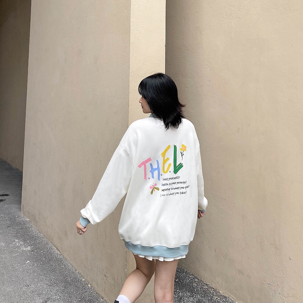 Áo Cardigan In Logo THEL Colorful | BigBuy360 - bigbuy360.vn