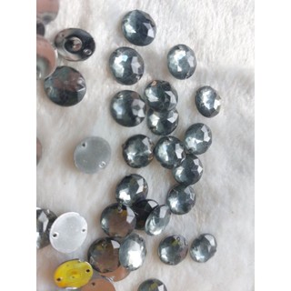 20 hạt cườm màu bạc size 12mm