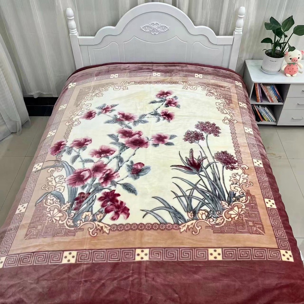 Chăn lông tuyết nhung cao cấp loại 3kg siêu mềm siêu ấm