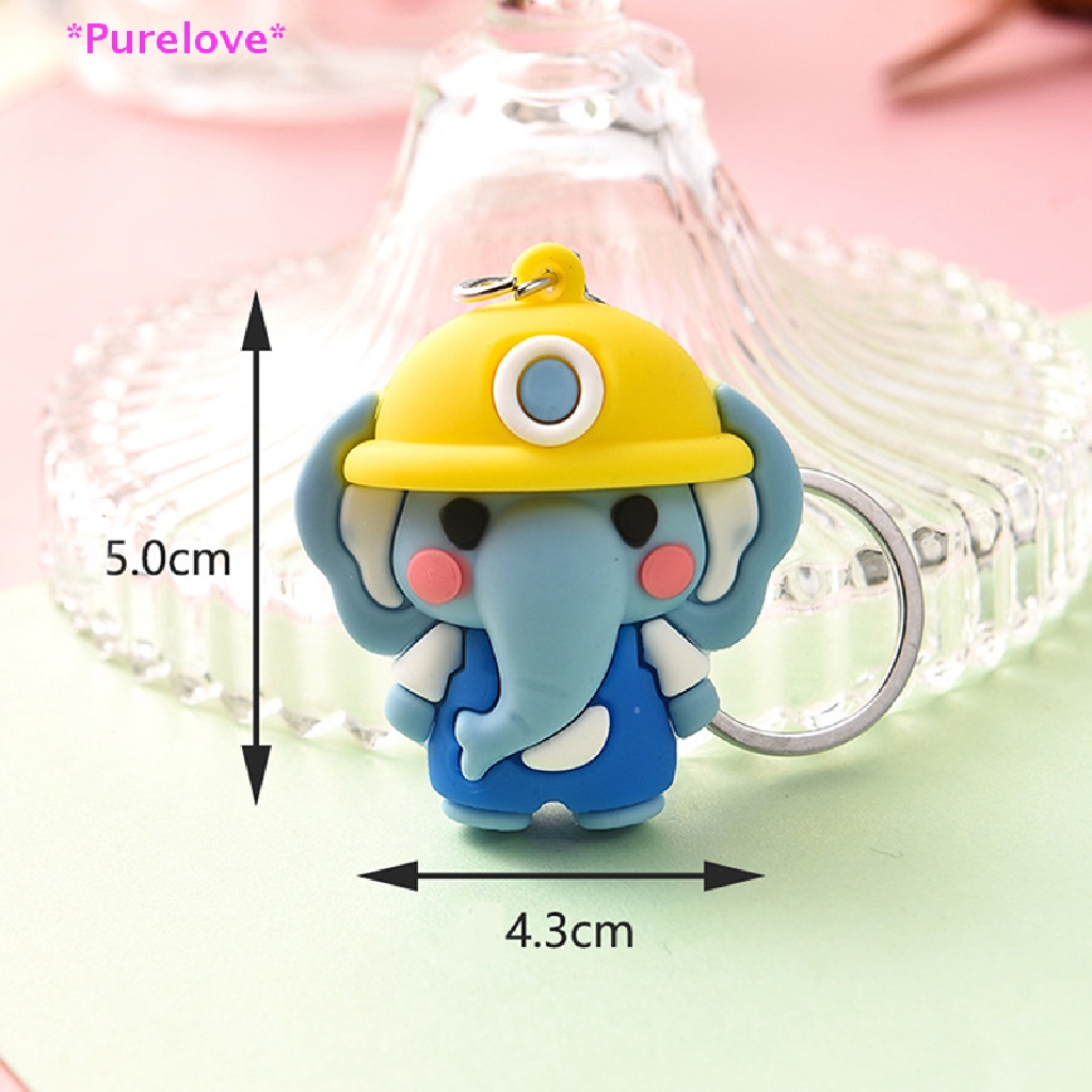 Móc Khóa Hình Búp Bê Hoạt Hình Ba Chiều Bằng Nhựa Mềm Sáng Tạo Mới