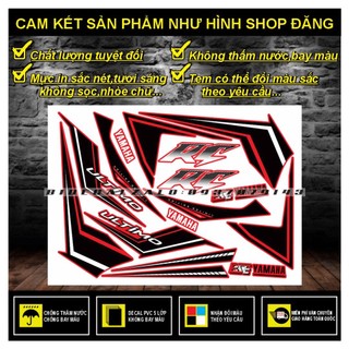 TEM RỜI MIO [LUVIAS] MẪU KG DÁN XE ĐỎ -