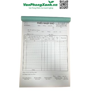 Phiếu nhập kho/xuất kho A4 1 liên (Bãi Bằng) - (Quyển)