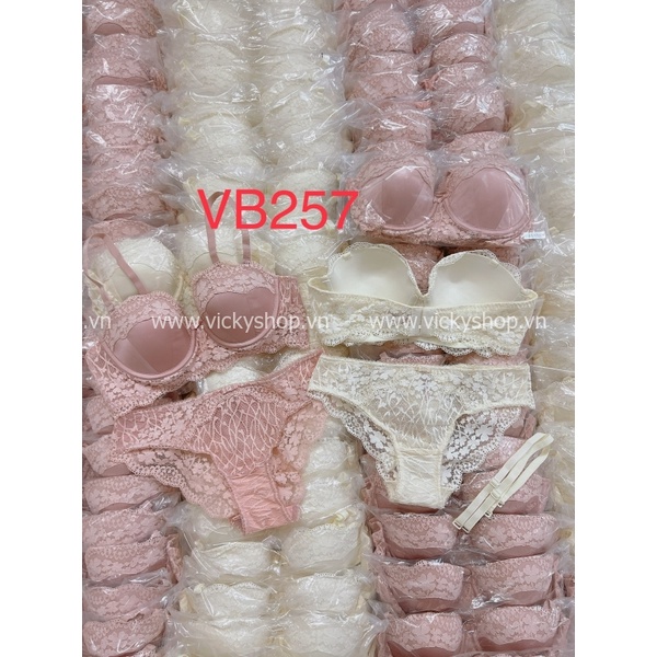 Bộ lót bộ ren hàng chuẩn loại 1,mút dày tầm 1,5cm, form ôm ngực đẹp, mặc thoải mái.VB257