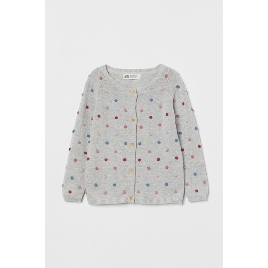 Áo cardigan HM bé gái