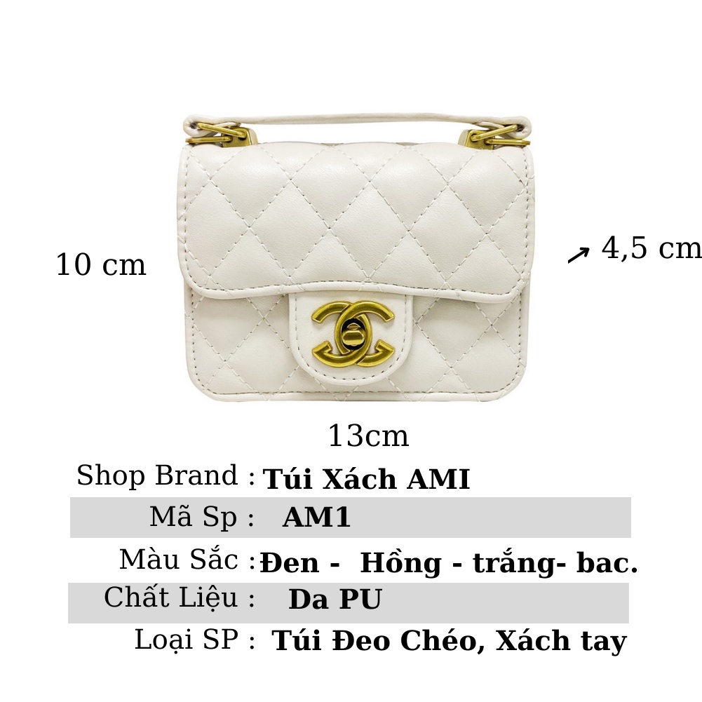 Túi xách cho bé gái mini sang chảnh đeo chéo đi chơi hàng Quảng Châu cao cấp03T3-CNM