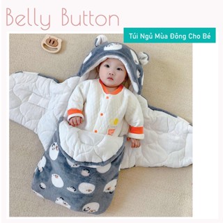 Túi Ngủ, Kén Ngủ Chống Giật Mình Cho Bé Chất Bông Dày Dặn Ủ Ấm Cho Bé 0-1 tuổi, Giúp Bé Ngủ Ngon, Giữ Ấm Cơ Thể
