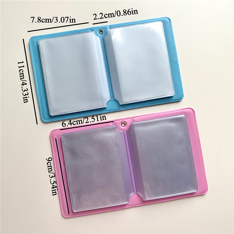 Album Ảnh 3 inch 40 Ngăn In Họa Tiết Hoạt Hình Trái Tim / Vuông Dễ Thương